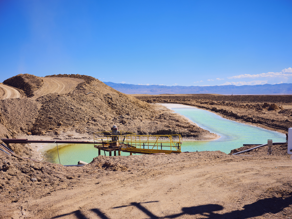 brine pools for lithium mining